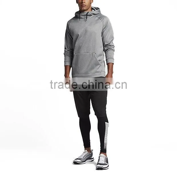 2017 fashion OEM Men Breathable athletic jogging Sports dri fit training hoodies wholesale
