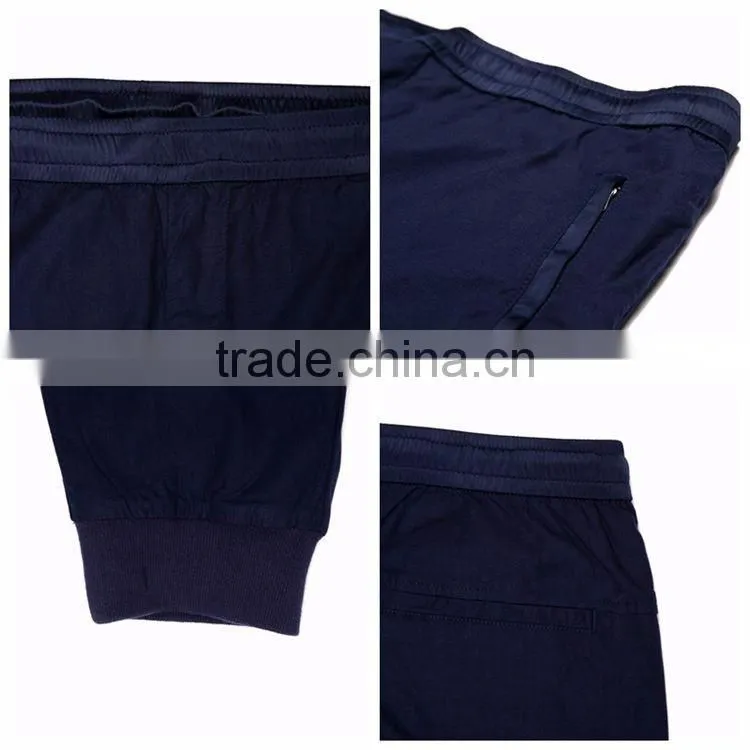 China supplier latest design cotton wholesale new fashion harem pants men with pockets