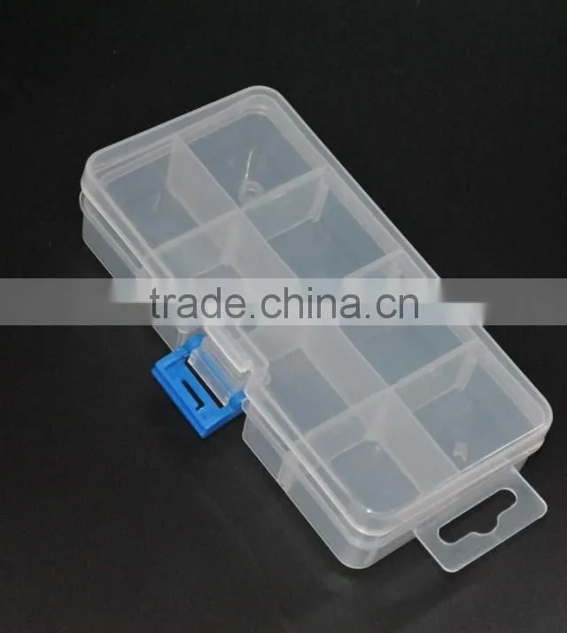 PP Plastic 15 compartments Transparent Electronic Components Storage Box Beads Box