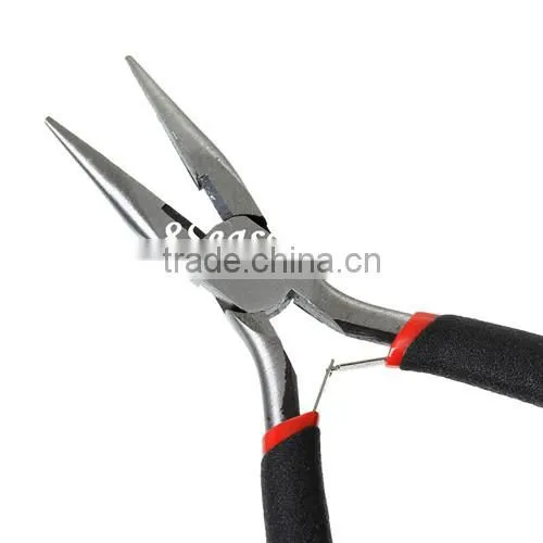 High Quality Black Stainless Steel Flat Nose Pliers Hand Jewelry Making Tools