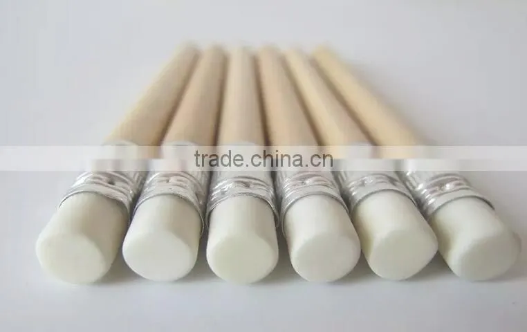 Natural hb golf pencils with eraser Hotel Pencil