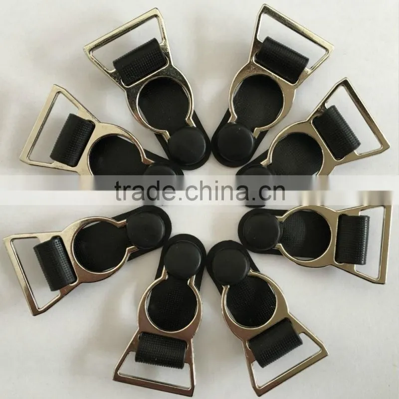 20mm 2017 Dubaa Trading Inc Sexy Lingeries Accessories Silver Garter Metal Suspender Clip NEW Style