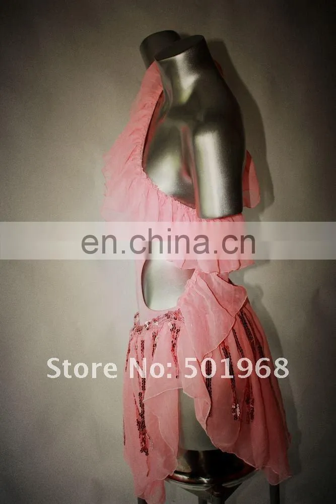 2012 ANNA SHI Fashion Style Of Latin Skirt with rhin stone