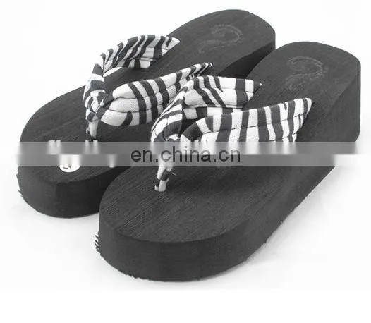 Wholesale high heel flip-flops slipper platform flip flops women beach sandals 2017