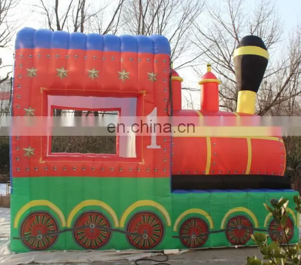 PVC inflatable tire with logos for outdoors promotion