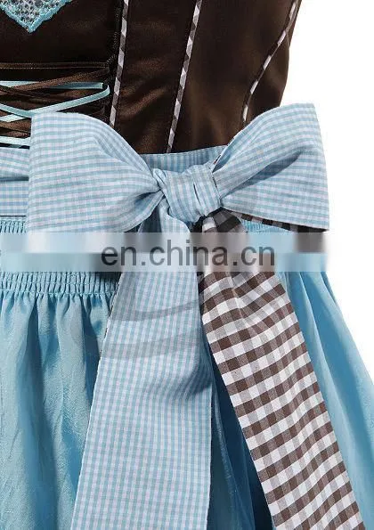 Classical women maid dress European clothing beer dirndl women casual dress (Traditional Bavaria Dirndls)