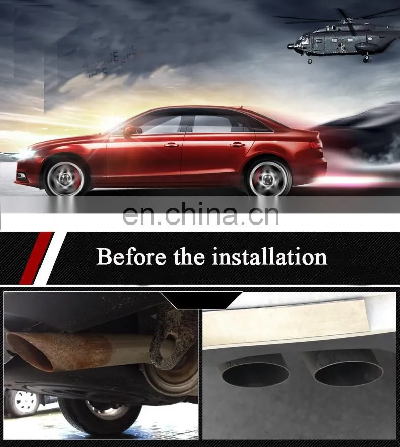 A6L exhaust tip Q3Q5Q7A3A5 original exhaust pipe modified A4L exhaust tip