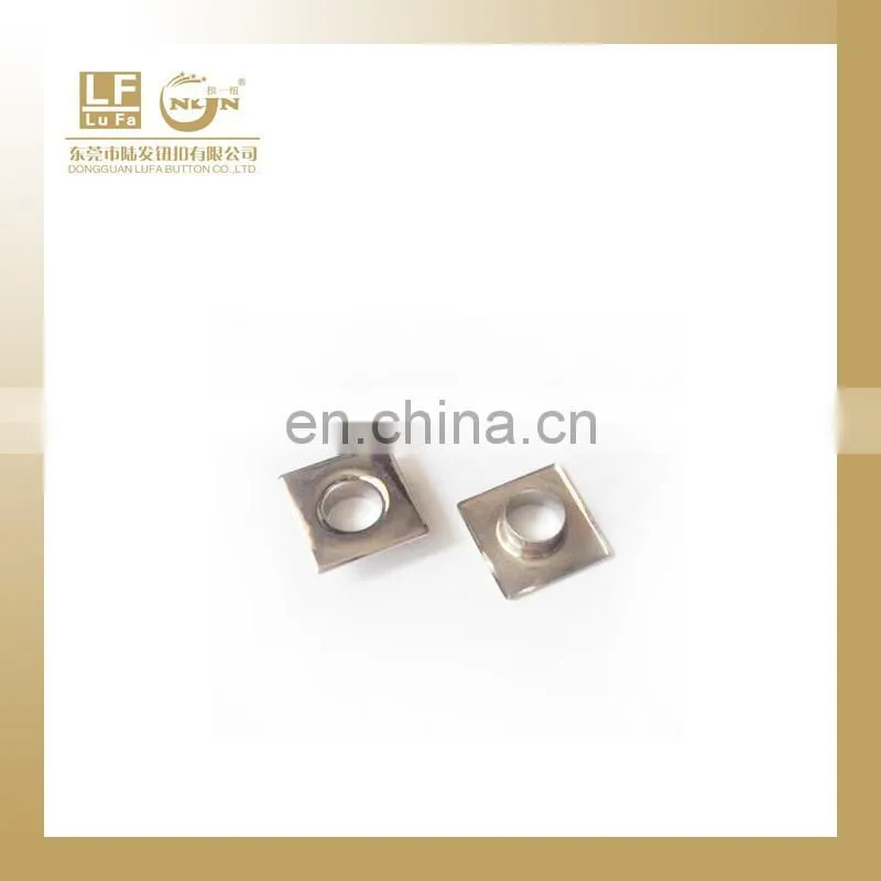 square small eyelet for belt and shoes
