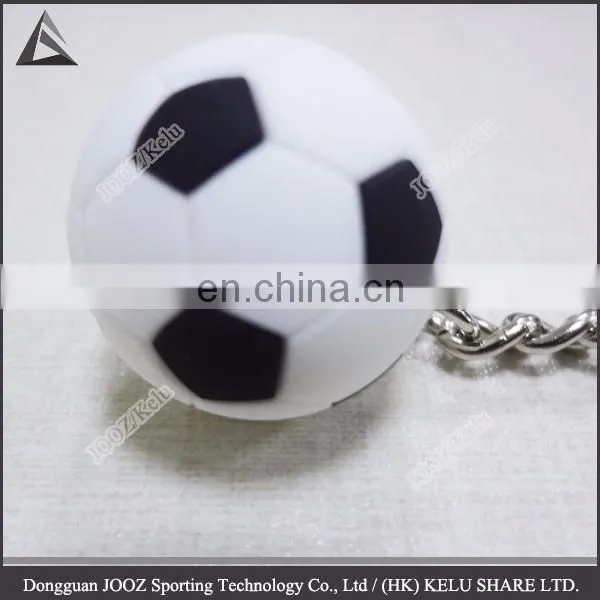 custom keychain silicone decoration football keychain gift