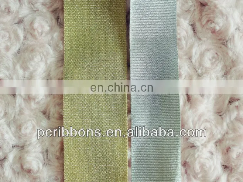 Gold glitter metallic ribbon
