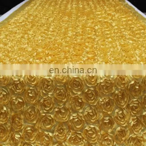 3D Rose Flower Home Decor Stage Hall Carpet Wedding Aisle Runner