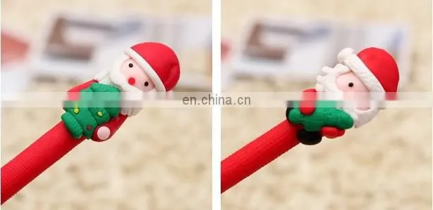 santa claus ball pen with logo promotion gift pen
