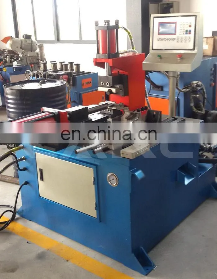 Automatic stainless steel pipe tube notcher machine