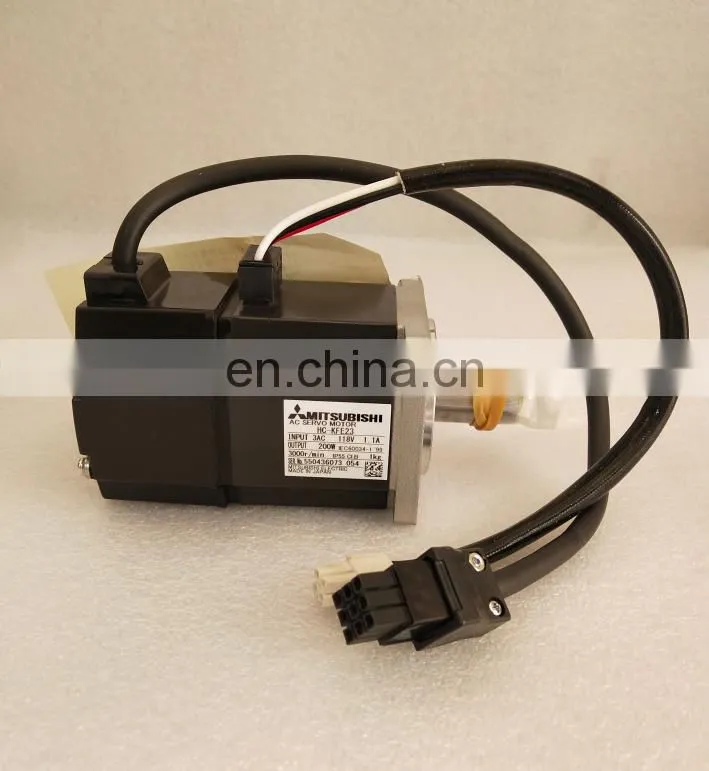 3000rpm Brand New Mitsubishi 200w Servo Motor HC-KFE23 For Food Packing Machine