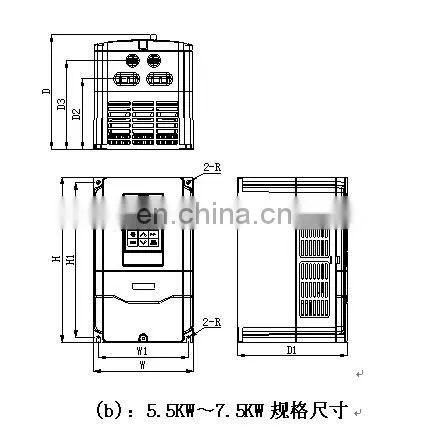380v 3ph universal 5.5kw/7.5kw AC drive, variable frequency converter, VFD, VSD, frequency inverter