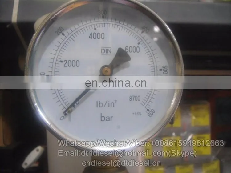 S60H bosch diesel fuel injector injection nozzle tester with with 0-60 Mpa (0-600 bar) pressure gauge in high quality