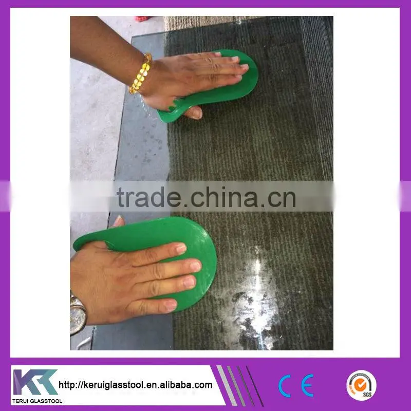glass tool green protective hand pad for glass handling (V115)