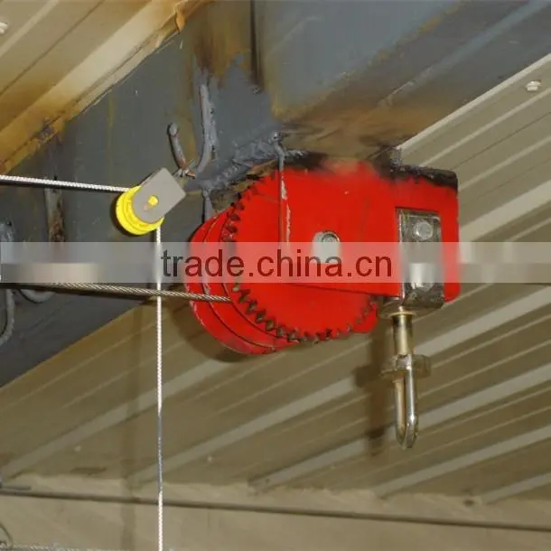 Poultry farm winch, Chicken feeding line winch,Manual winch