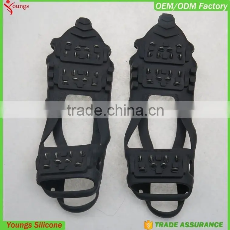 2016 eco-friendly anti-slip ice grip shoe covers