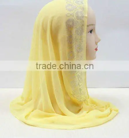 A394 Newest VOGUE 39cm*54cm MUSLIM SCARF HIJAB