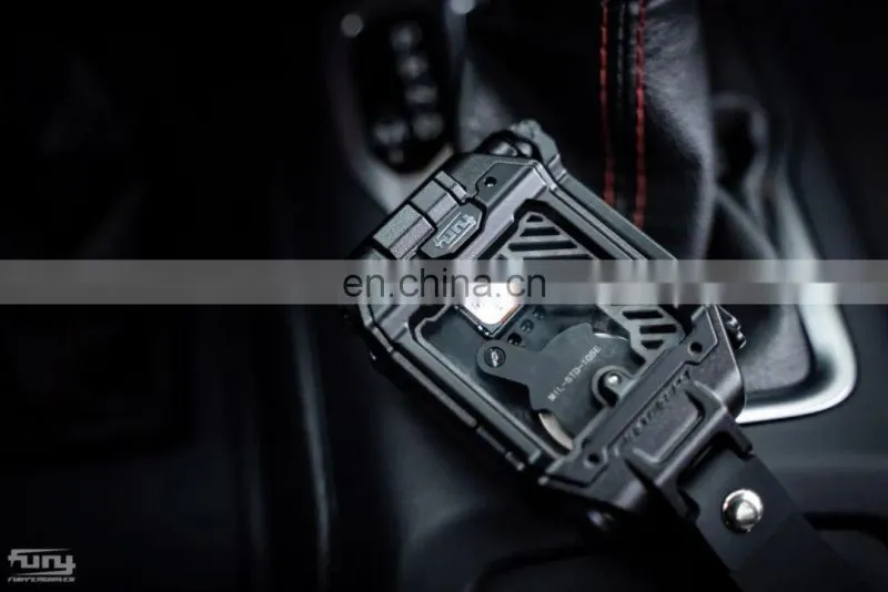 Furyengraver aluminum alloy Key cover for Jeep wrangler JL 2018+ 4x4 Car Accessories
