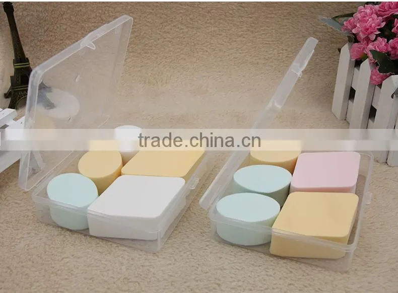 Colorful Oval and Diamond shape Makeup sponge cosmetic powder puff