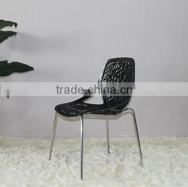 Restaurant furniture Lovie side chair plastic ABS dining chair