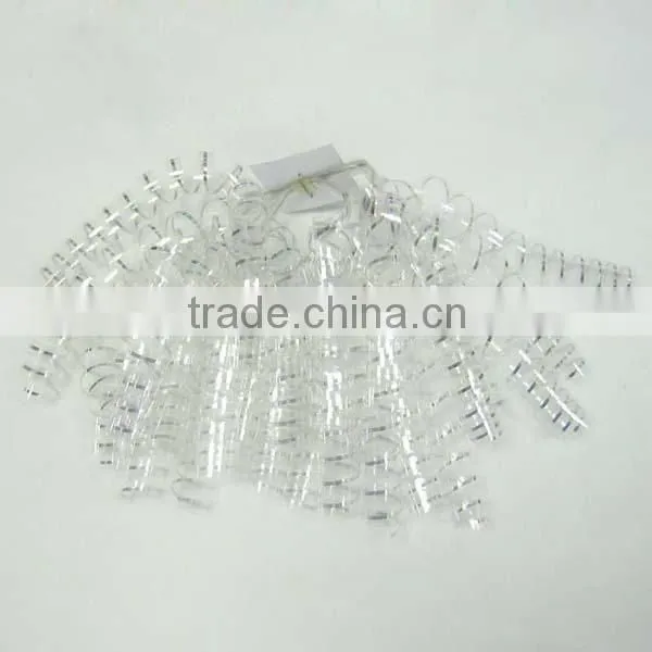Transparent Poly Ribbon Curly Bow with Printing