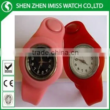 silicone slap-on watch