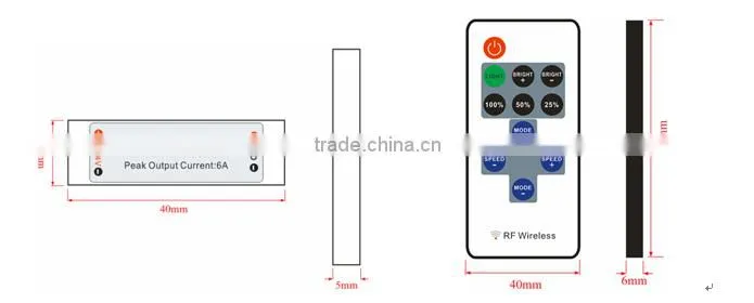 Wireless RF LED Dimmer/RF Wireless LED Dimmer