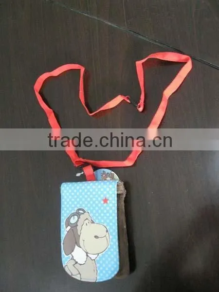Smart neck wholesale cell phone wallet