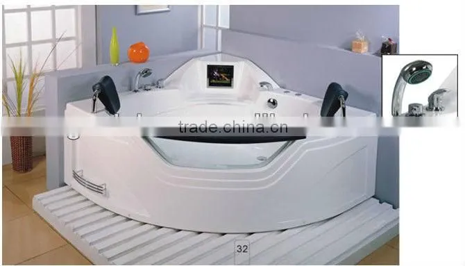used bathtub with 8'' TV