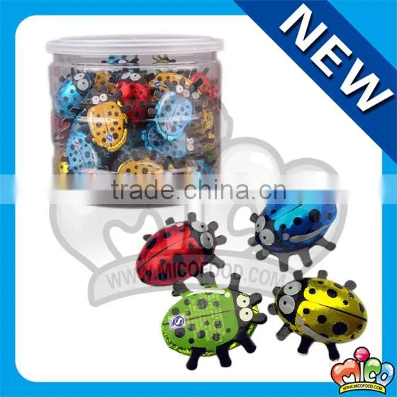seven-spotted ladybug shaped chocolate candy