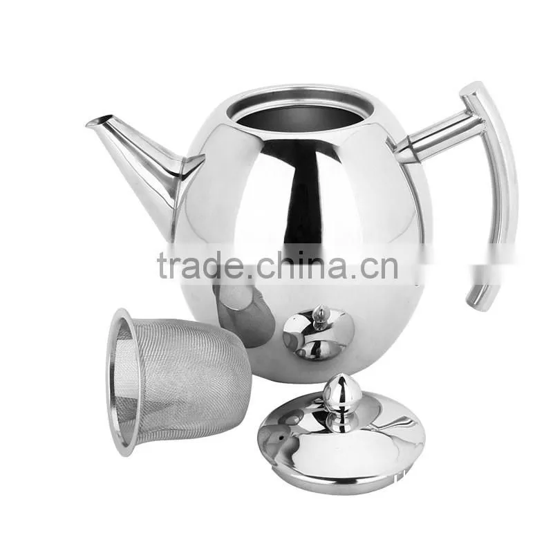 Built-in tea strainer stainless steel pour over coffee drip kettle 1L/1.5L/1.8L