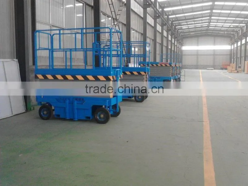 6m 0.3-0.5ton Hydraulic Scissors Working Platform Lift
