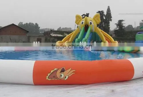 giant inflatable water slide with pool multiplay super clown manufacturer in Dongguan