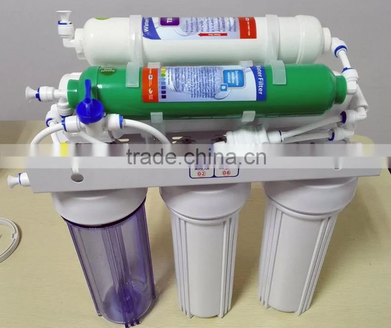 6-Stage 75GPD Reverse Osmosis Alkaline PH Water Filter System