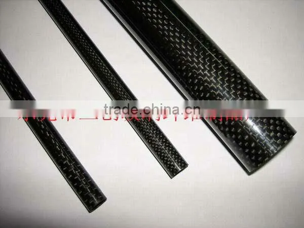 Square round 3K carbon fiber tube