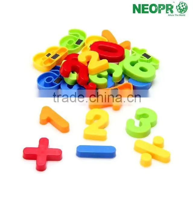 Kids early learning eco-friendly toy magnetic letters alphabet number