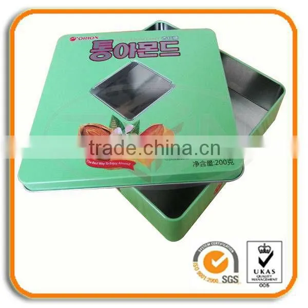 Square Metal Tin For Tea/Candy