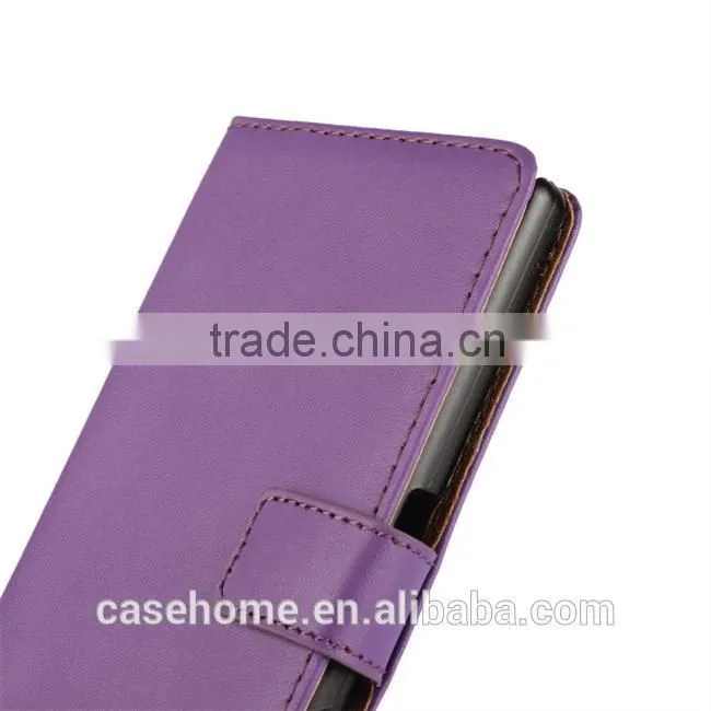 new coming fashion design beltloop flip magnetic wallet stand leather cases for sony c5 ultra , for sony E5553