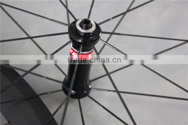 chinese road bike wheels 700c new Novatec hub 38mm clincher 23mm width carbon road bike wheels carbon fiber wheelset