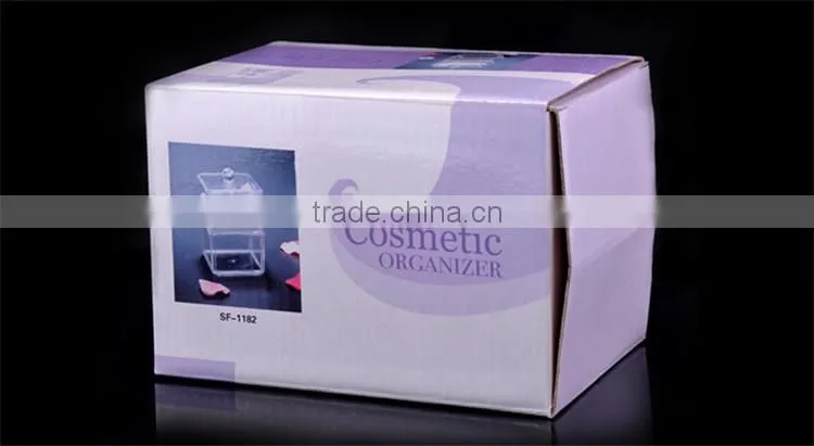 manufacturing Clear cosmetic plastic bin makeup container