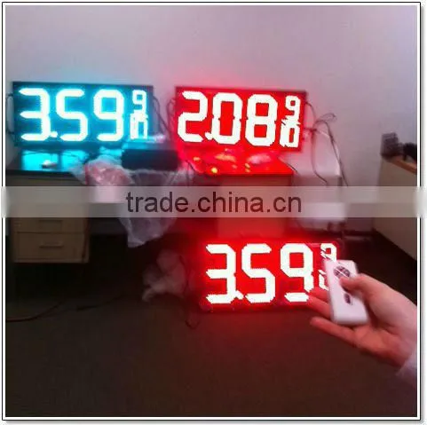 Large size!! 24inch 7 segment led petrol digital station display with high quaity