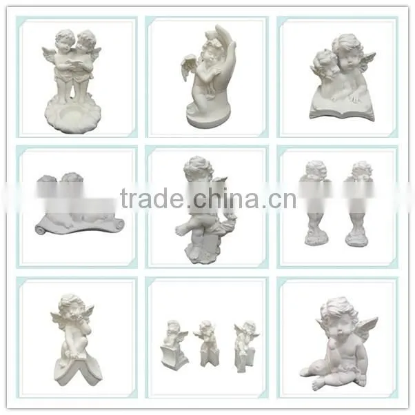 resin decorate angel garden statues