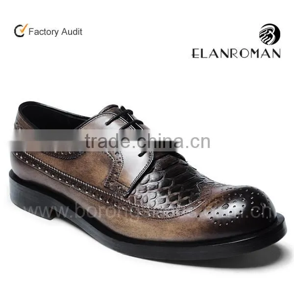 Fashionable Classical luxury business Goodyear welted handmade shoes
