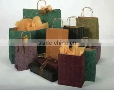 Customzied unique christmas paper bags