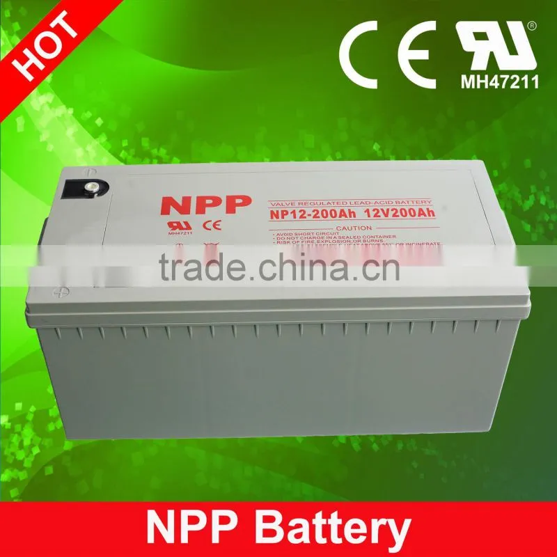 12v200ah high performance long life deep cycle battery for ups
