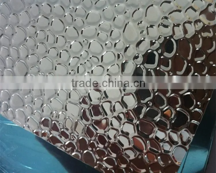 1060 1100 0.7mm aluminum hammered reflective mirror sheet