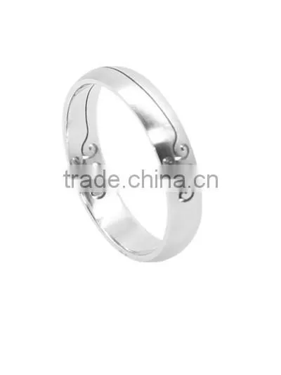 Stainless steel jewelry rings stainless steel wire cut ring